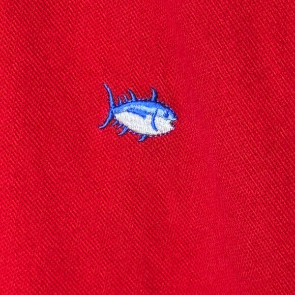 Southern Tide Skipjack Polo Shirt XL | NC State Red | Embroidered Logo - Picture 6 of 8